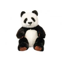 WWF - Peluche Eco Panda assis - Noir/Blanc